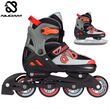 Nijdam Inline Skates - Παγοπέδιλα Combo "Red Raider" Size: 37-40 N14AC01