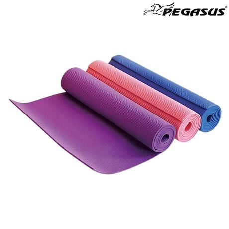 Pegasus® Yoga Mat PVC (173x61x0.4 cm) Μωβ Β 3010