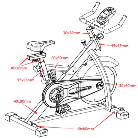 Ποδήλατο Γυμναστικής Spin Bike Viking V-1500