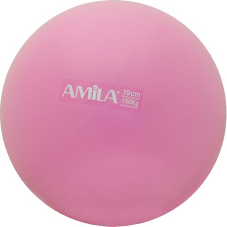 Μπάλα Γυμναστικής AMILA Pilates Ball 19cm Ροζ Bulk 95806