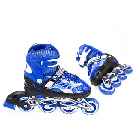 Αυξομειούμενα Πατίνια Roller NJ 1828 A INLINE SKATES NILS EXTREME ΜΠΛΕ-MEDIUM (35-38)